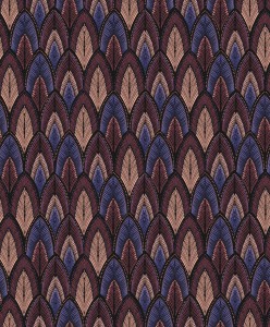 SUM403 Summer Tapeta brązowa, fioletowa, różowa,  liść, piórko, geometryczny wzór, elegancka