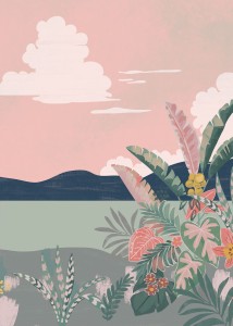 YNF 103424803 M California Sunrise Young & Free Tapeta