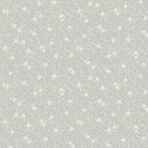 5714 BorasTapeter Orangeri tapeta szara vintage, drobne listki i kwiatki
