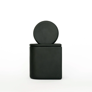 SUNSET - świeca z czarnej porcelany