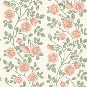 6958 Österlen Tapeta w różowe róże, kwiaty