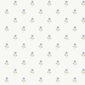 6974 Österlen Tapeta roślinna, małe kwiatki, vintage
