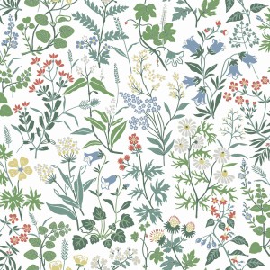 4180 Icons Tapeta roślinna, kwiaty, łąka