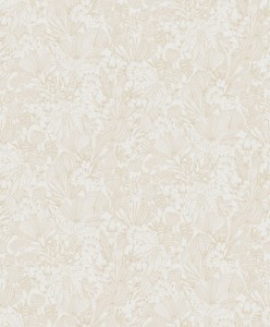 ROM102 Romance Tapeta roślinna, delikatny wzór