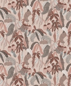 ROM004 Romance Tapeta roślinna, tropikalne rośliny, liście