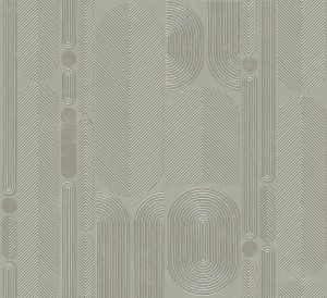 ROC205 Rock Tapeta geometryczna łuki, art deco