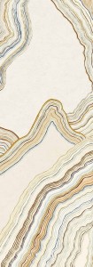DGERO1013 Erosion mural płynne linie, imitacja kamienia