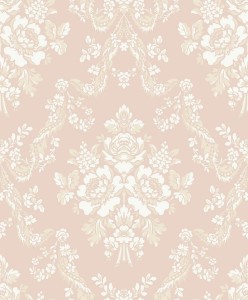 BTJD 201744224 Les Belles Toiles De Jouy 2 Tapeta wzór klasyczny, barokowe ornamenty