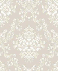 BTJD 201749292  Les Belles Toiles De Jouy 2 Tapeta wzór klasyczny, barokowe ornamenty