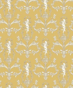 BTJD 201712404  Les Belles Toiles De Jouy 2 Tapeta w  ornamenty i cherubiny