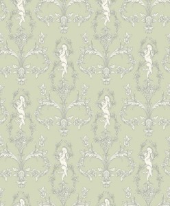 BTJD 201717373  Les Belles Toiles De Jouy 2 Tapeta w ornamenty i cherubiny