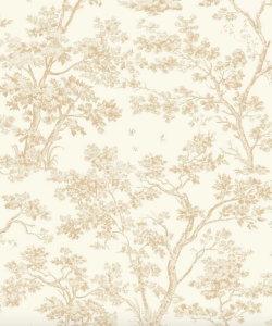 BTJD 81521122 Les Belles Toiles De Jouy 2 Tapeta w drzewa