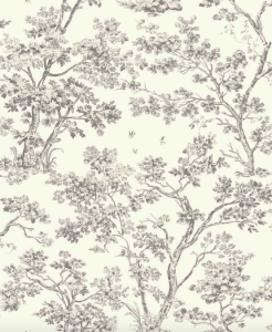 BTJD 81529889  Les Belles Toiles De Jouy 2 Tapeta w drzewa