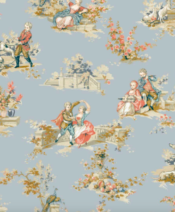 BTJD 201736515 Les Belles Toiles De Jouy 2 Tapeta dworskie sceny rodzajowe