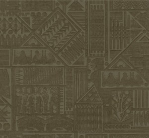 23403 Memphis Tapeta tekstylna 3D geometryczna hieroglify