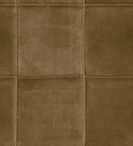 29213 Allures Tapeta naturalna skóra zamszowa, kwadraty, geometryczna, charakterystyczny szew