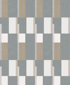 Khroma PRI601 Prisma Tapeta geometryczna prostokąty szary biały beżowy