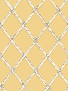 Cole & Son 99/5027 Folie Tapeta żółta, geometryczna, romby