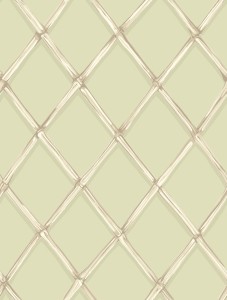 Cole & Son 99/5026 Folie Tapeta zielona, geometryczna, romby