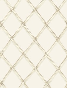 Cole & Son 99/5023 Folie Tapeta beżowa, geometryczna, romby