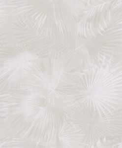 Khroma WIL105 Wild Tapeta Roślinna Liście Palmy Biała Tropikalna