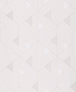 Khroma WIL503 Wild Tapeta Geometryczna Biała Perłowa Efekt 3D