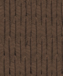 Khroma TRI501 Tribute Tapeta tropikalna liście połysk flizelinowa czarna miedziane liście